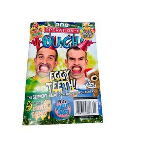 BBC Operation Ouch! EGGY TEETH! 27 Pages Puzzles & Quizzes Kids Digest Magazine